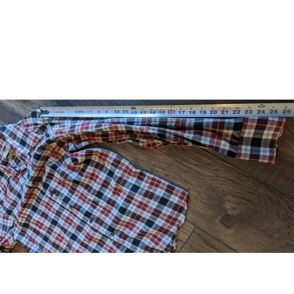 Zara Men’s Textured Long Sleeve Shirt Multicolor Plaid Print Stripes Size XL. - Picture 9 of 13